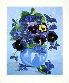 Blaues Blumenstilleben (2000)