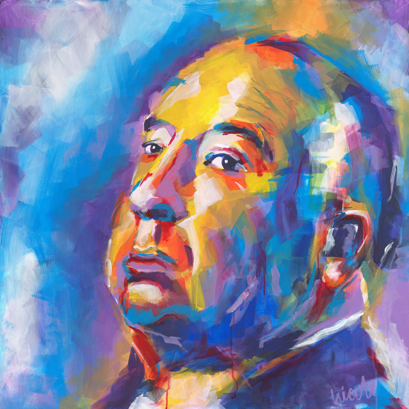 Alfred Hitchcock von Nicole Brito de la Cruz