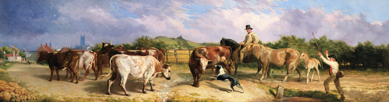 Road to Gloucester Fair von Briton Riviere