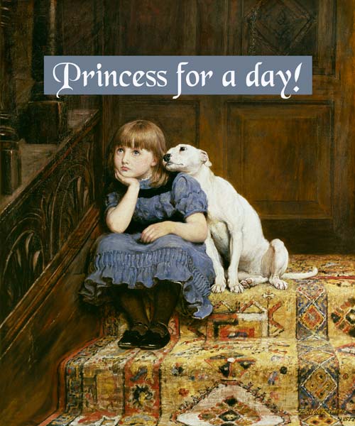 Sympathie mit Worten von Briton Riviere