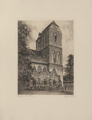 Güstrow, Dom (hoch) von Bruck