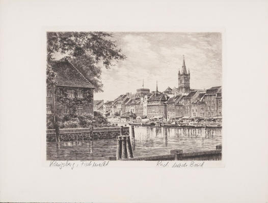 Königsberg, Fischmarkt von Bruck