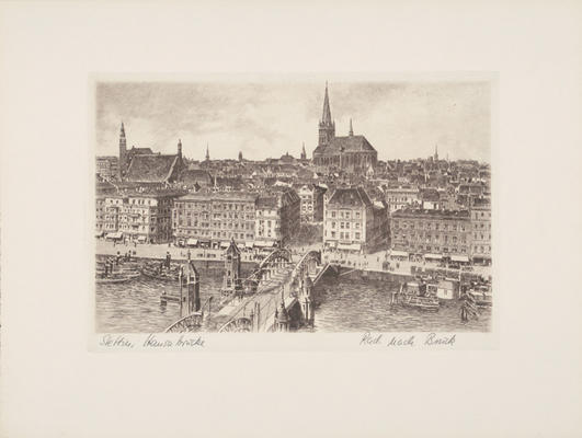 Stettin, Hansabrücke von Bruck