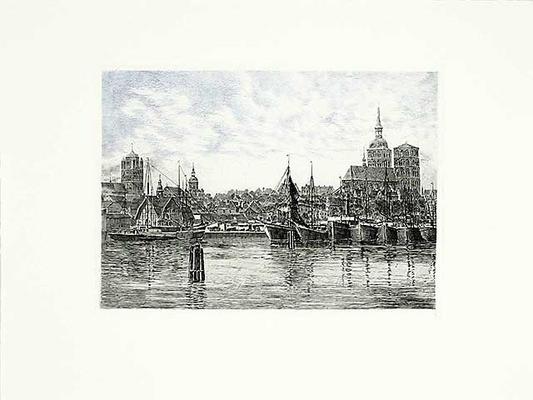 Stralsund, Hafen von Bruck