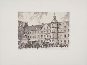 Düsseldorfer Markt und Jan Wellem