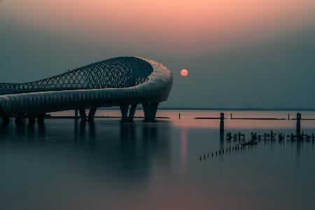 The moment of Sunset