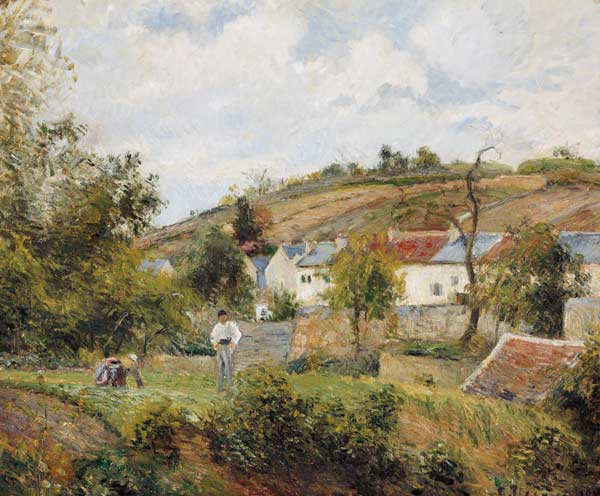 L'Hermitage, Pontoise von Camille Pissarro