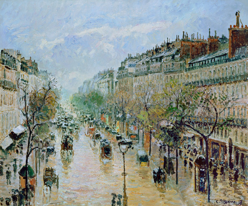 Boulevard Montmartre von Camille Pissarro