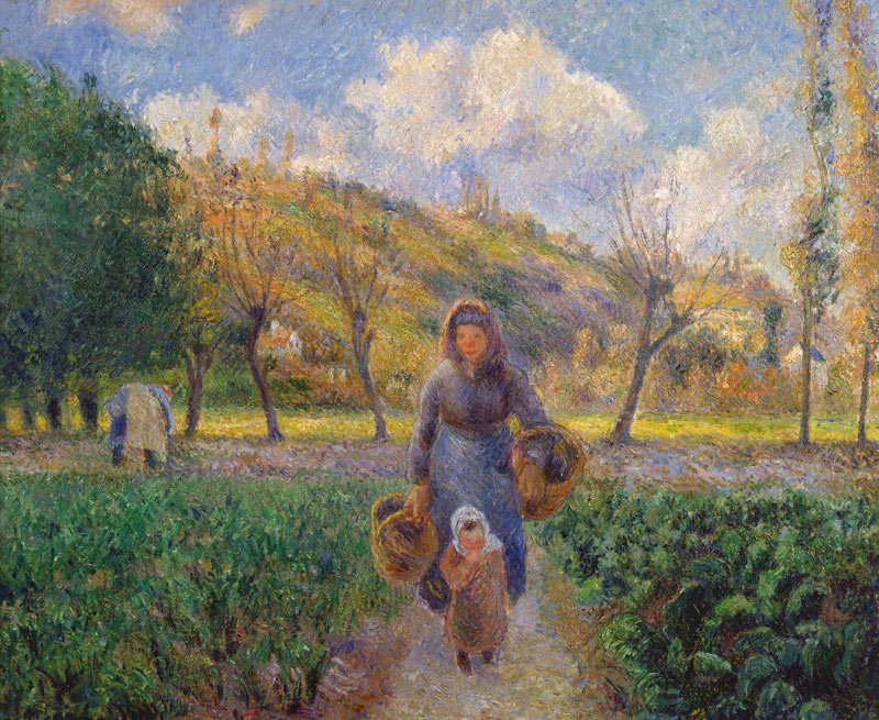 Im Gemüsegarten von Camille Pissarro