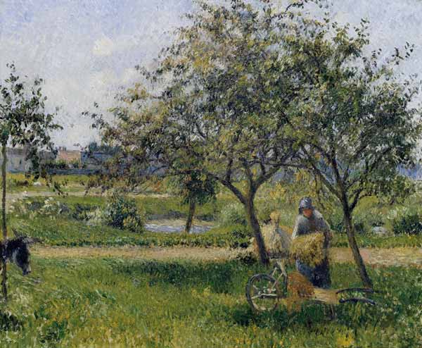 C.Pissarro, Die Schubkarre von Camille Pissarro