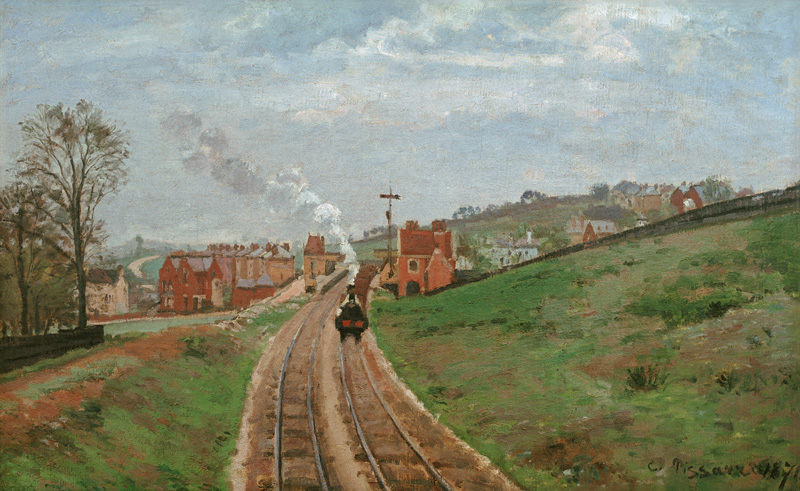 C.Pissarro / Lordship Lane Station /1871 von Camille Pissarro