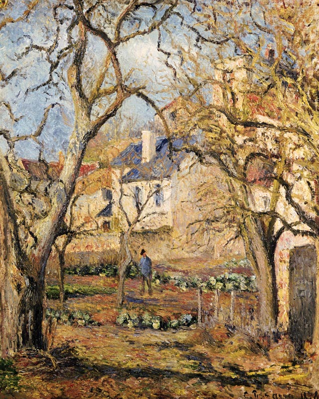 The Vegetable Garden von Camille Pissarro