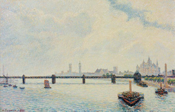 C.Pissarro, Charing Cross Bridge von Camille Pissarro