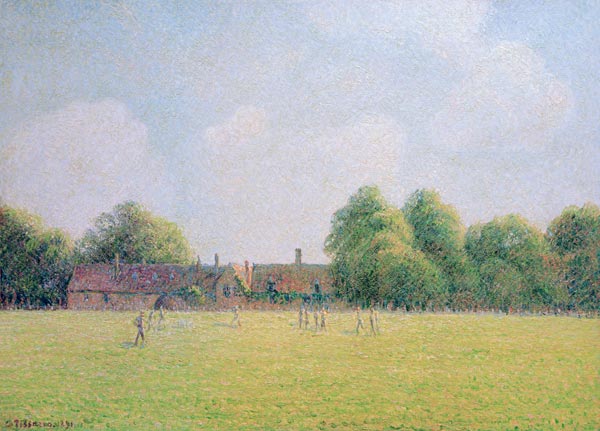 Hampton Court Green / Gem.v.C.Pissarro von Camille Pissarro