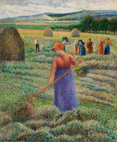 Heuernte bei Eragny von Camille Pissarro