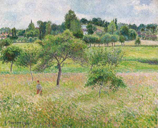 Pommiers à Éragny von Camille Pissarro