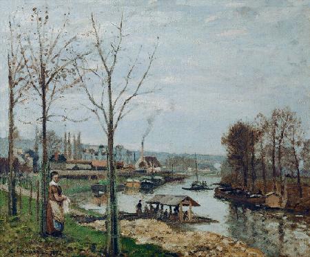 Pissarro / Port-Marly / 1872           . 1872