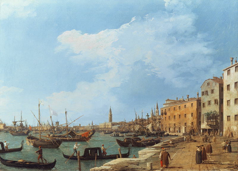 The Riva Degli Schiavoni von Giovanni Antonio Canal (Canaletto)