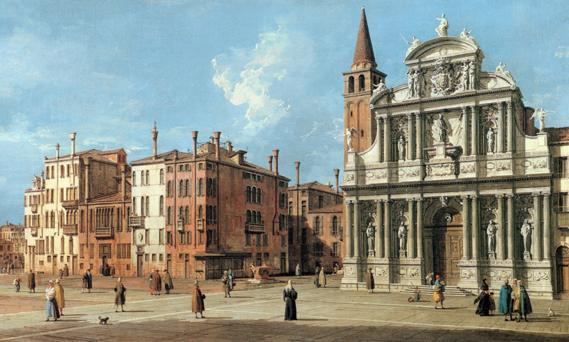 S. Maria Zobenigo von Giovanni Antonio Canal (Canaletto)
