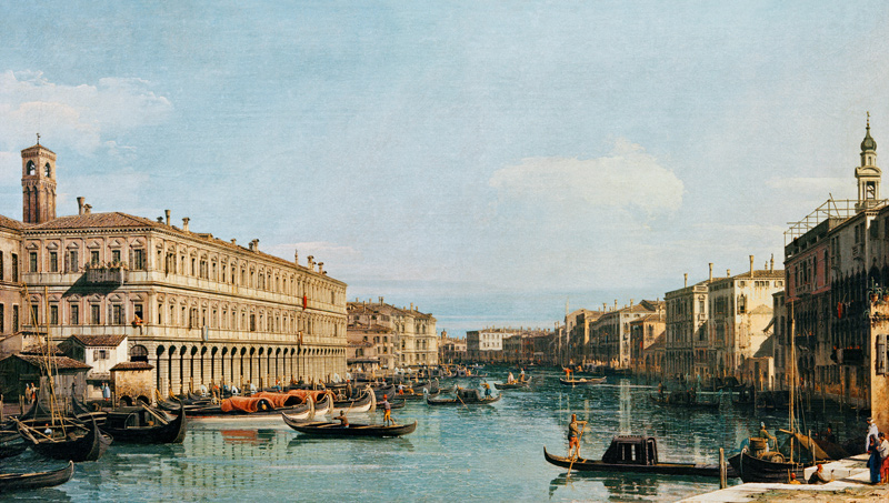 Venice, Canale Grande von Giovanni Antonio Canal (Canaletto)