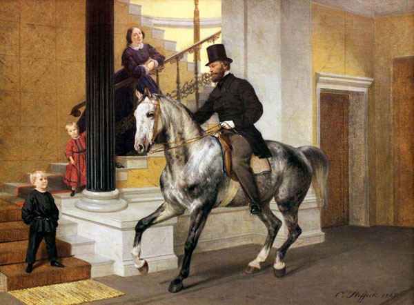 Bildnis des Rechtsanwalt Ernst Lau von Carl Constantin Steffeck