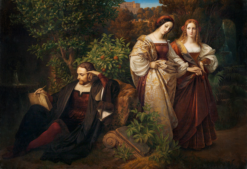 Tasso und die beiden Leonoren von Carl Ferdinand Sohn