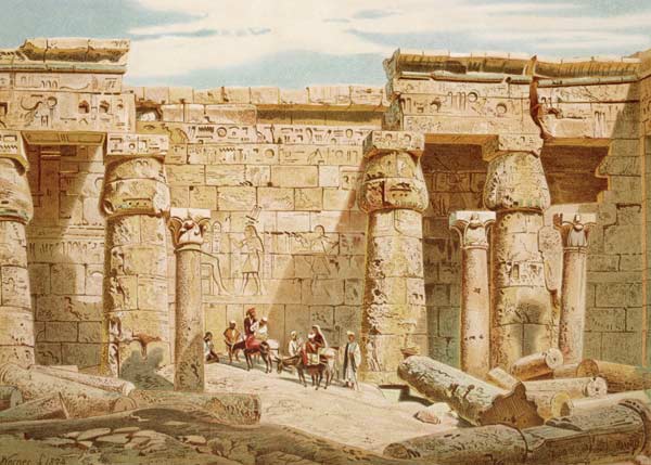 Medinet Habu, Tempel von Carl Friedrich Heinrich Werner