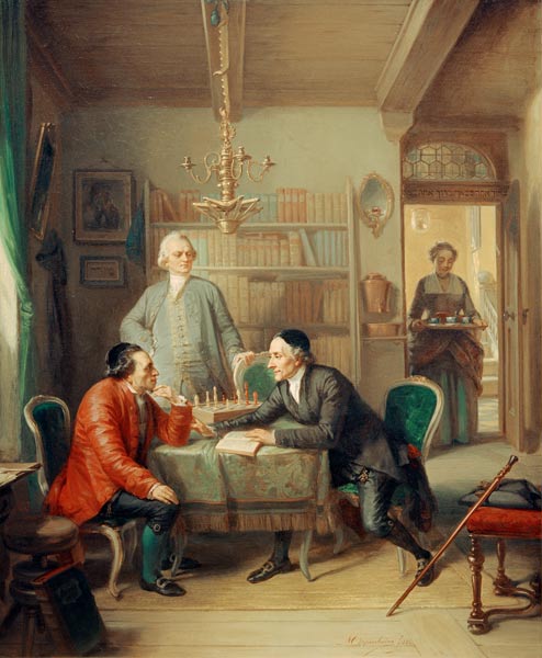 Lavater und Mendelssohn von Carl Friedrich Lessing