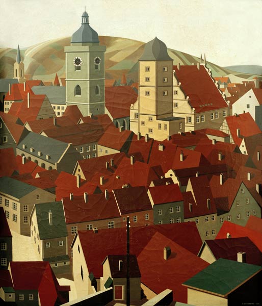 Marktbreit, 1931. von Carl Grossberg