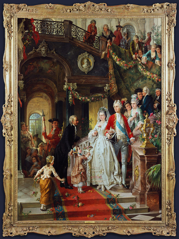 Die Hochzeitsgesellschaft. von Carl Herpfer