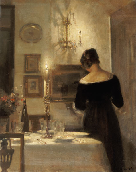 Im Speisezimmer von Carl Holsoe