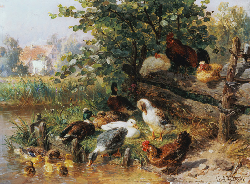 Sommerliche Erfrischung von Carl Jutz