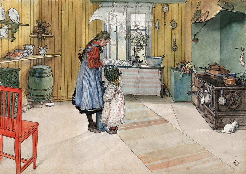 In der Küche von Carl Larsson