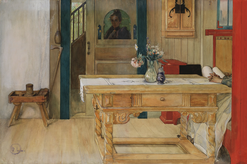 Sunday Rest von Carl Larsson