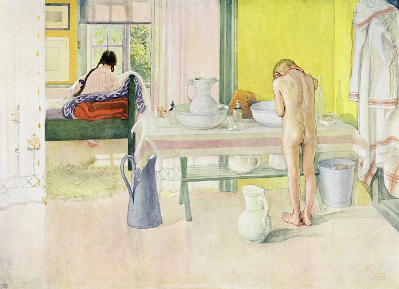 Summer Morning, pub. in 'Lasst Licht Hinin' (`Let in More Light') von Carl Larsson