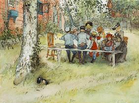 Breakfast under the Big Birch, from 'A Home' series