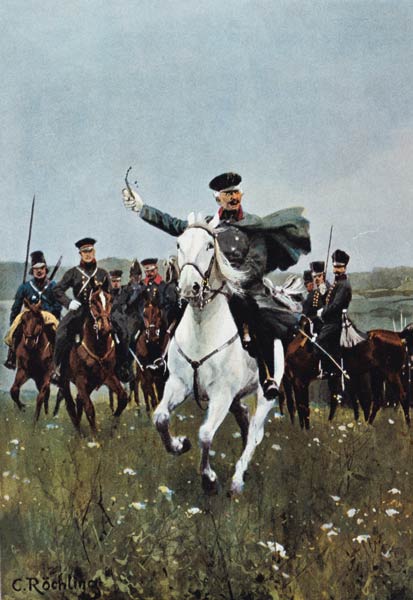 Blücher an der Katzbach von Carl Röchling