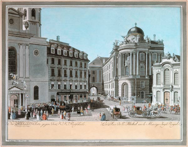 Wien, Michaeltrakt mit Hoftheater von Carl Schütz