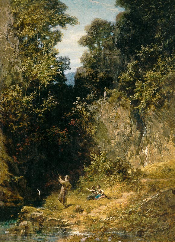 Der Angler von Carl Spitzweg