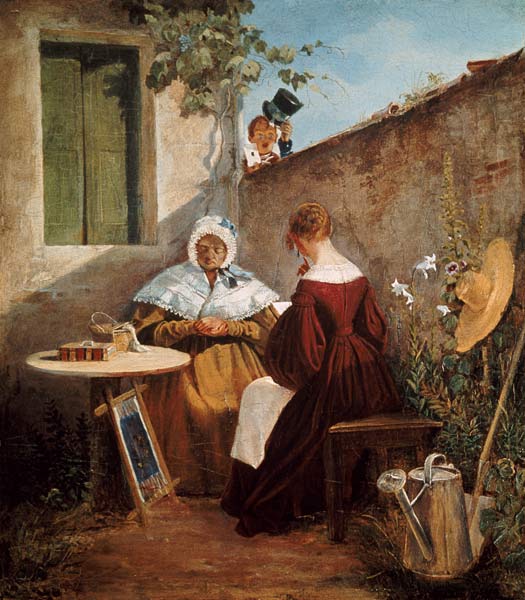 Der Liebesbrief von Carl Spitzweg