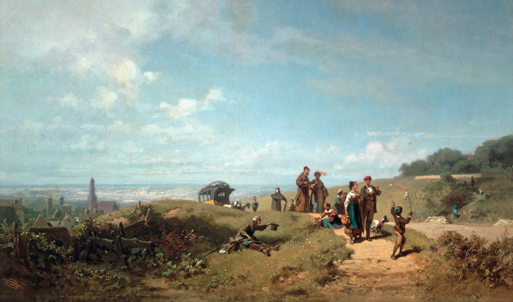 Der Sonntagsspaziergang (oder: Osterspaziergang) von Carl Spitzweg