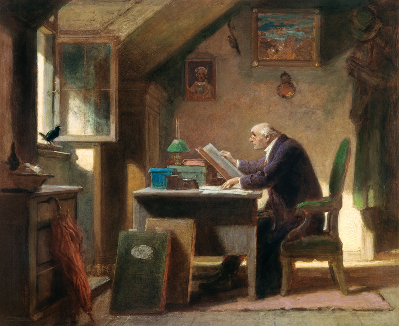 Ein Besuch von Carl Spitzweg