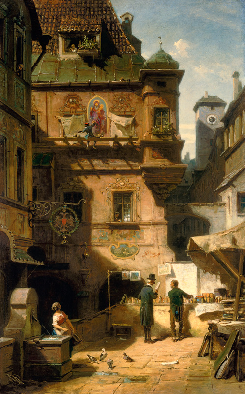 Kunst und Wissenschaft. von Carl Spitzweg