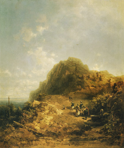 Bergwanderung von Carl Spitzweg