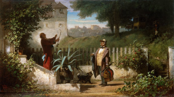 Besuch auf dem Lande von Carl Spitzweg