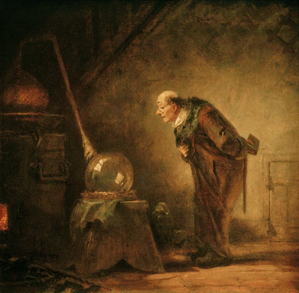 Der Alchimist von Carl Spitzweg