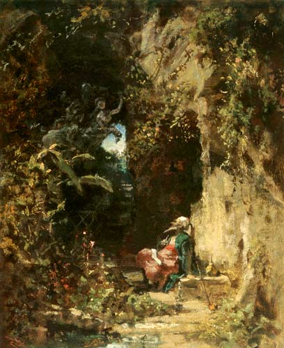 Der Philosoph (Hafis) von Carl Spitzweg