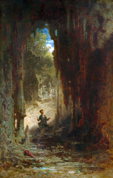 Spitzweg / The Mineralogist / Painting von Carl Spitzweg