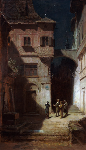 Die Serenade von Carl Spitzweg