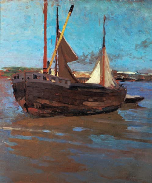 Fischkutter von Carl Vinnen